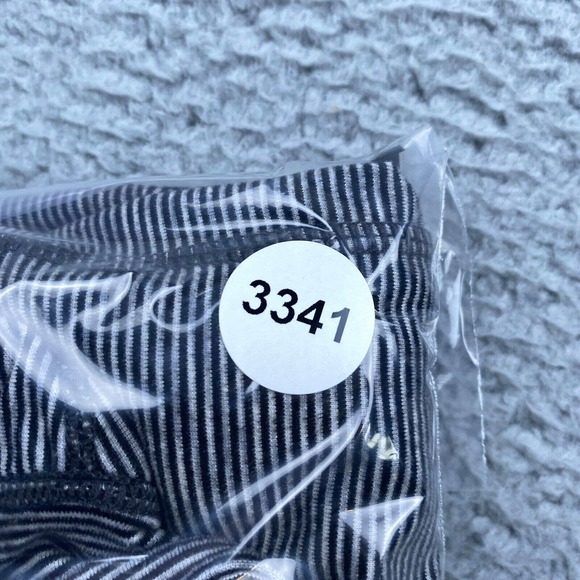 Tangerine Women’s Large Black Gray Striped 1/4 Zip Athletic Pullover Reflective - Picture 11 of 11